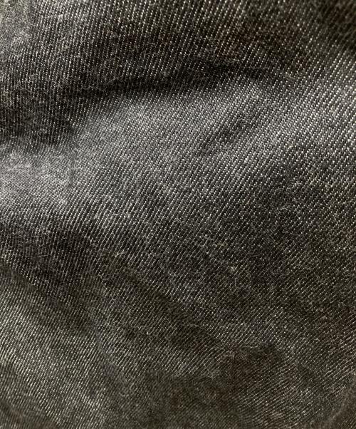 schuray（シュウレイ）Schuray (シュウレイ) Black Denim Trousers デニムトラウザー ブラック サイズ:1の古着・服飾アイテム