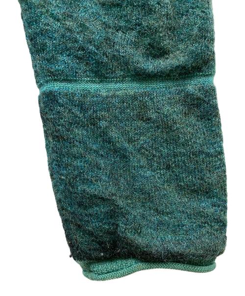 ISSEY MIYAKE（イッセイミヤケ）ISSEY MIYAKE (イッセイミヤケ) ニットジャケット グリーン サイズ:SIZE 4の古着・服飾アイテム