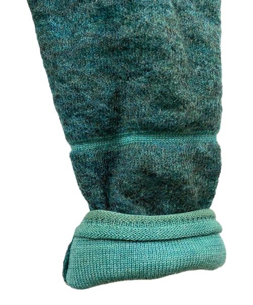 ISSEY MIYAKE（イッセイミヤケ）ISSEY MIYAKE (イッセイミヤケ) ニットジャケット グリーン サイズ:SIZE 4の古着・服飾アイテム