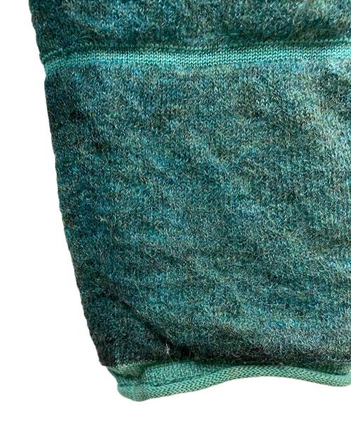 ISSEY MIYAKE（イッセイミヤケ）ISSEY MIYAKE (イッセイミヤケ) ニットジャケット グリーン サイズ:SIZE 4の古着・服飾アイテム