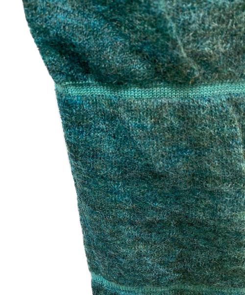 ISSEY MIYAKE（イッセイミヤケ）ISSEY MIYAKE (イッセイミヤケ) ニットジャケット グリーン サイズ:SIZE 4の古着・服飾アイテム