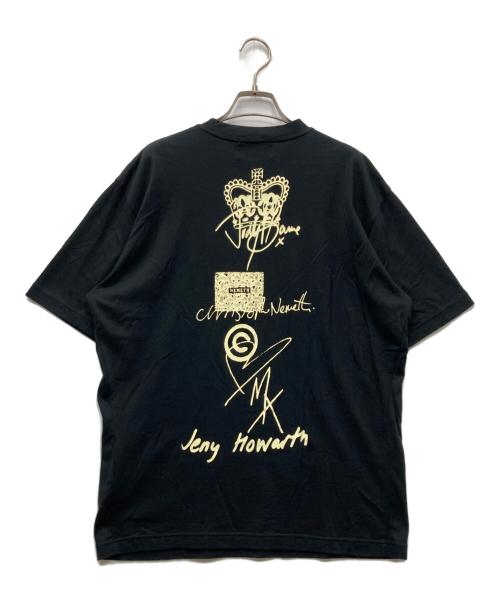 NEMETH（ネメス）Nemeth (ネメス) プリントTシャツ ブラック サイズ:Lの古着・服飾アイテム