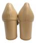 中古・古着 CLANE (クラネ) HEP ROUND CUT PUMPS  パンプス ベージュ サイズ:SIZE 38：7000円