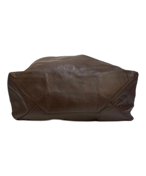 CELINE（セリーヌ）CELINE (セリーヌ) レザートートバッグ ブラウンの古着・服飾アイテム