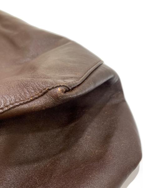 CELINE（セリーヌ）CELINE (セリーヌ) レザートートバッグ ブラウンの古着・服飾アイテム