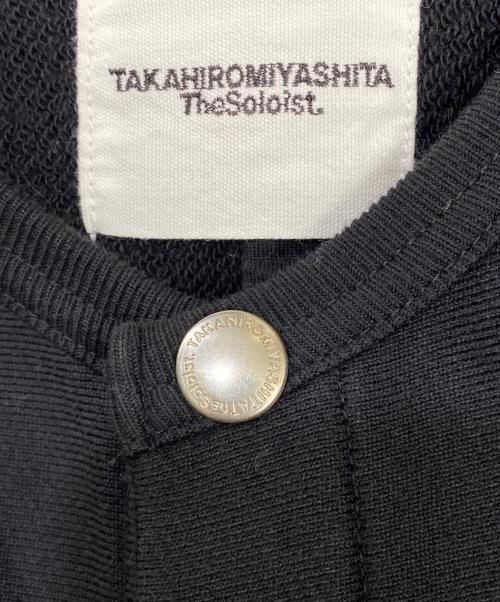 TAKAHIROMIYASHITA TheSoloIst.（タカヒロミヤシタ ザソロイスト）TAKAHIROMIYASHITA TheSoloIst. (タカヒロミヤシタ ザソロイスト) クルーネックカーディガン ブラック サイズ:46の古着・服飾アイテム
