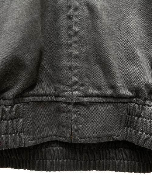 Hysteric Glamour（ヒステリックグラマー）Hysteric Glamour (ヒステリックグラマー) FLAME PATTERNアップリケ スタンドカラージャケット ブラック サイズ:Freeの古着・服飾アイテム