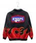 Hysteric Glamour (ヒステリックグラマー) FLAME PATTERNアップリケ スタンドカラージャケット ブラック サイズ:Free：21000円