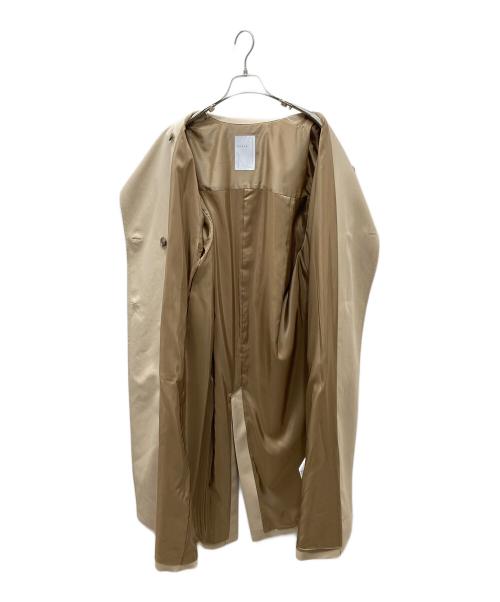 Noble（ノーブル）Noble (ノーブル) コットンダブルクロスロングコート ベージュ サイズ:38 未使用品の古着・服飾アイテム