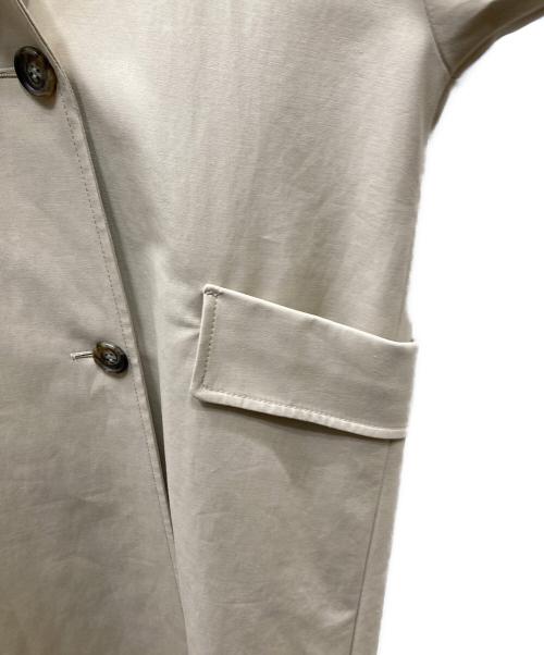 Noble（ノーブル）Noble (ノーブル) コットンダブルクロスロングコート ベージュ サイズ:38 未使用品の古着・服飾アイテム
