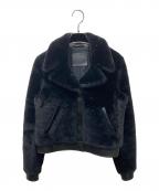 ALL SAINTSオールセインツ）の古着「MADSEN SHEARLING  シアリングジャケット」｜ブラック