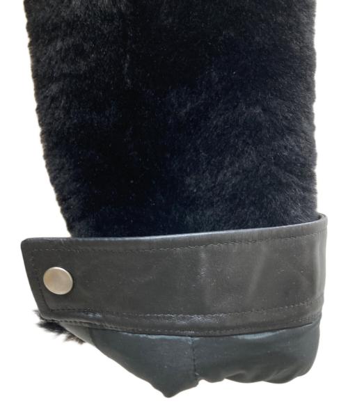 ALL SAINTS（オールセインツ）ALL SAINTS (オールセインツ) MADSEN SHEARLING  シアリングジャケット ブラック サイズ:Sの古着・服飾アイテム