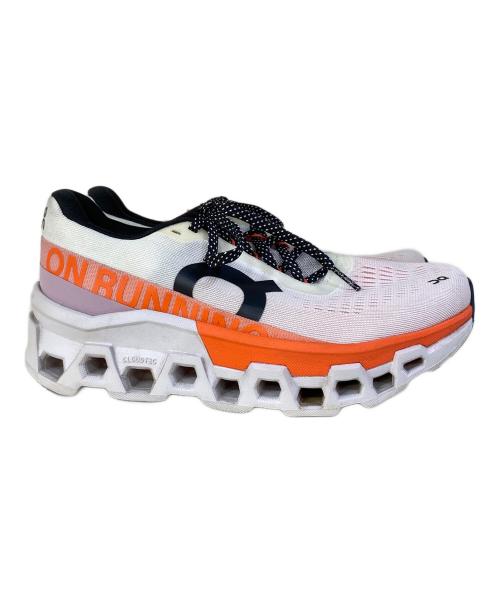 on（オン）on (オン) Running Cloudmonster 2/ランニングクラウドモンスター2 ホワイト サイズ:24.5cmの古着・服飾アイテム