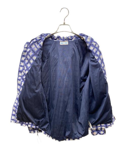 WOKE EDGE（ウォーク エッジ）WOKE EDGE (ウォーク エッジ) Tiedye Check Parka ブルー サイズ:Mの古着・服飾アイテム