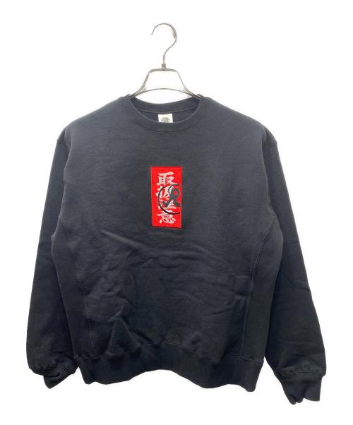 THE BLACK EYE PATCH（ブラックアイパッチ）THE BLACK EYE PATCH (ブラックアイパッチ) RICHARDSON HWC CREW SWEAT ブラック サイズ:Sの古着・服飾アイテム