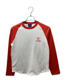 BoTT×VERDY（ボット×ヴェルディ）の古着「Birth Of The Teenager L/S/ラグランTシャツ」｜ホワイト×レッド