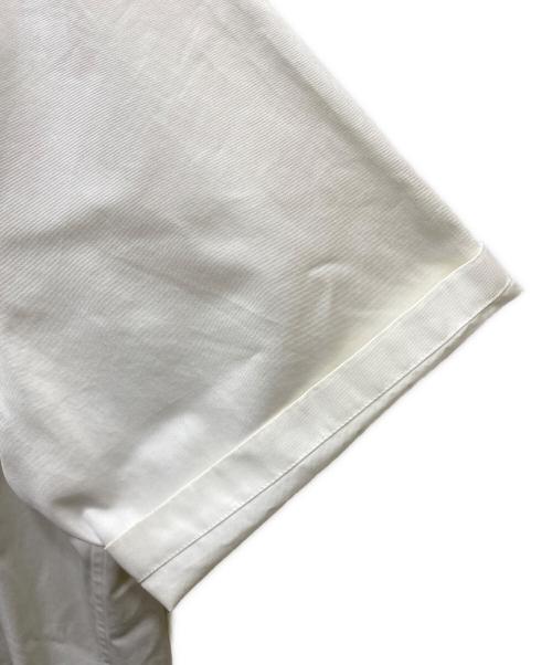 VALENTINO（ヴァレンティノ）VALENTINO (ヴァレンティノ) Logo Short-Sleeve Shirt /ロゴ刺繍シャツ ホワイト サイズ:46の古着・服飾アイテム