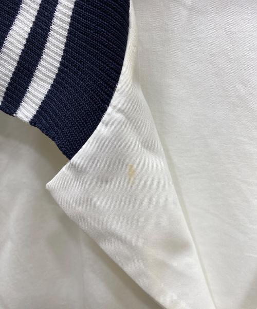 VALENTINO（ヴァレンティノ）VALENTINO (ヴァレンティノ) Logo Short-Sleeve Shirt /ロゴ刺繍シャツ ホワイト サイズ:46の古着・服飾アイテム