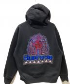 SUPREMEシュプリーム）の古着「Pharaoh Studded Hooded Sweatshirt/プルオーバーパーカー」｜ブラック