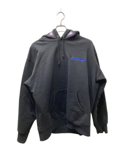 SUPREME（シュプリーム）SUPREME (シュプリーム) Pharaoh Studded Hooded Sweatshirt/プルオーバーパーカー ブラック サイズ:Lの古着・服飾アイテム