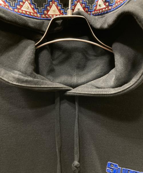 SUPREME（シュプリーム）SUPREME (シュプリーム) Pharaoh Studded Hooded Sweatshirt/プルオーバーパーカー ブラック サイズ:Lの古着・服飾アイテム