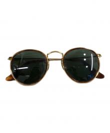 RAY-BAN（レイバン）の古着「ラウンドメタルサングラス」｜ゴールド