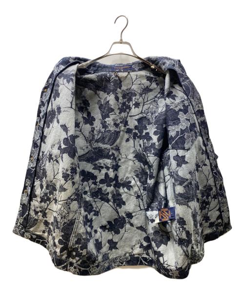 LOUIS VUITTON（ルイ ヴィトン）LOUIS VUITTON (ルイ ヴィトン) デニムジャガードショートスリーブシャツ インディゴ サイズ:Sの古着・服飾アイテム