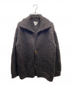BOTTEGA VENETAボッテガベネタ）の古着「ローゲージニットカーディガン」｜ブラック
