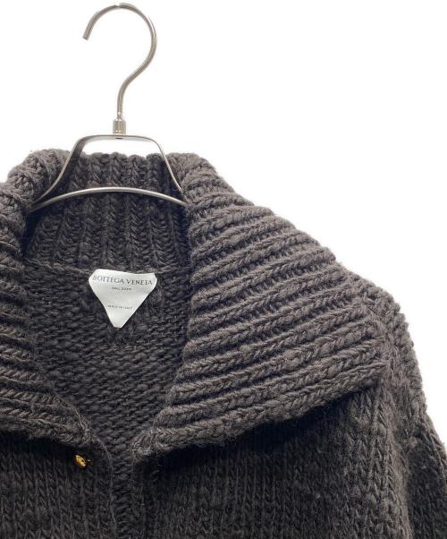 BOTTEGA VENETA（ボッテガベネタ）BOTTEGA VENETA (ボッテガベネタ) ローゲージニットカーディガン ブラック サイズ:Mの古着・服飾アイテム