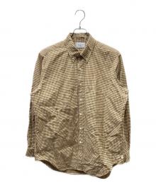 Unlikely（アンライクリー）の古着「Unlikely Button Down Shirts チェックシャツ」｜ベージュ