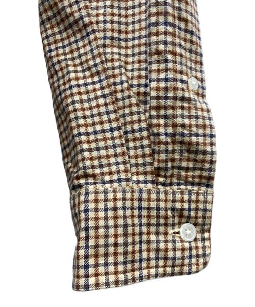 Unlikely（アンライクリー）Unlikely (アンライクリー) Unlikely Button Down Shirts チェックシャツ ベージュ サイズ:Mの古着・服飾アイテム