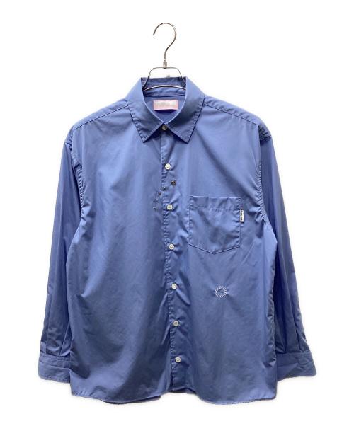 TTT MSW（ティー）TTT MSW (ティー) OLD FOLK HOUSE (オールドフォークハウス) TTTOFH コラボ ブルー サイズ:Mの古着・服飾アイテム