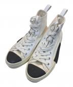 DIOR HOMMEディオール オム）の古着「B23 オブリーク レースアップハイカットスニーカー」｜ホワイト×ブラック