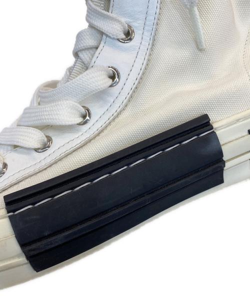 DIOR HOMME（ディオール オム）DIOR HOMME (ディオール オム) B23 オブリーク レースアップハイカットスニーカー ホワイト×ブラック サイズ:41の古着・服飾アイテム