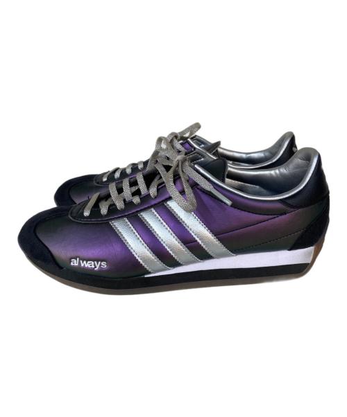 adidas（アディダス）adidas (アディダス) COUNTRY X ALWAYS ローカットスニーカー パープル サイズ:25.5㎝の古着・服飾アイテム