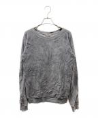 MM6 Maison Margielaエムエムシックスメゾンマルジェラ）の古着「ここのえ期 パイル地カットソー」｜グレー