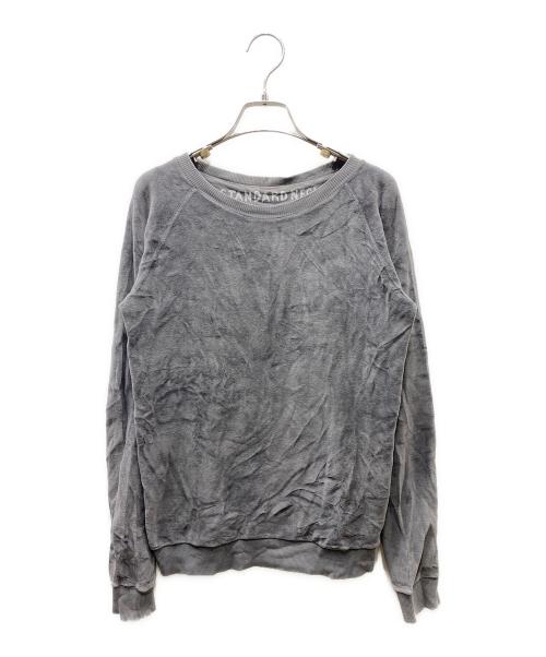 MM6 Maison Margiela（エムエムシックスメゾンマルジェラ）MM6 Maison Margiela (エムエムシックスメゾンマルジェラ) ここのえ期 パイル地カットソー グレー サイズ:FREEの古着・服飾アイテム