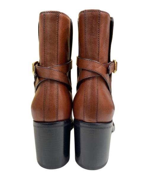 CELINE（セリーヌ）CELINE (セリーヌ) CONDÉ JODHPUR BOOT in Calfskin レザーブーツ ブラウン サイズ:39の古着・服飾アイテム