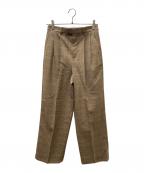 CELINEセリーヌ）の古着「ハイウエストウールスラックス」｜ベージュ