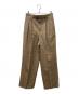 CELINE（セリーヌ）の古着「ハイウエストウールスラックス」｜ベージュ