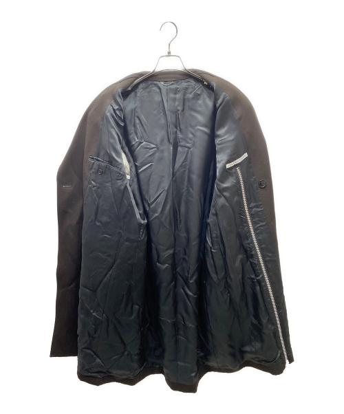 JOHN LAWRENCE SULLIVAN（ジョン ローレンス サリバン）JOHN LAWRENCE SULLIVAN (ジョン ローレンス サリバン) ウールダブルプレストジップコート ブラック サイズ:44の古着・服飾アイテム