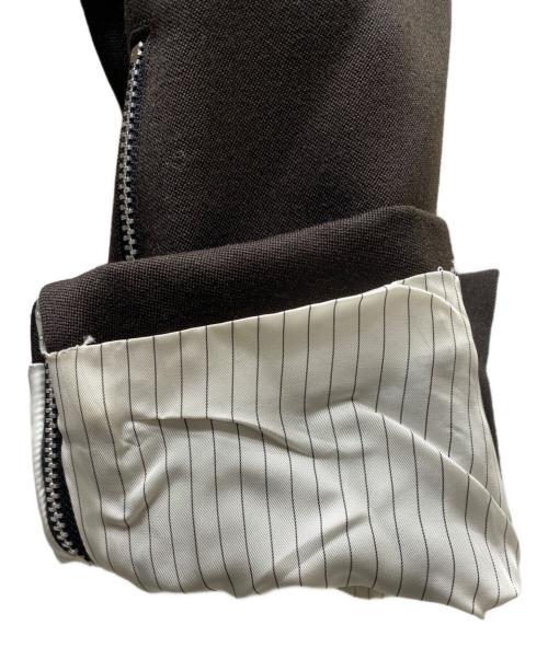 JOHN LAWRENCE SULLIVAN（ジョン ローレンス サリバン）JOHN LAWRENCE SULLIVAN (ジョン ローレンス サリバン) ウールダブルプレストジップコート ブラック サイズ:44の古着・服飾アイテム