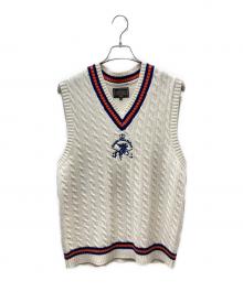PALACE×BEAMS PLUS（パレス×ビームスプラス）の古着「24AW 別注 CABLE VEST」｜ホワイト