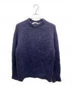 OUR LEGACYアワーレガシー）の古着「NEEDLE DROP RAGLAN モヘア ニット」｜ネイビー