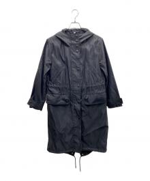 BURBERRY LONDON（バーバリーロンドン）の古着「バックロゴ モッズコート」｜ブラック