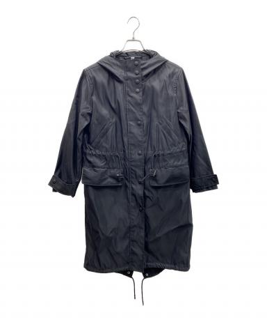 Burberry London　B刺繍　総柄　モッズコート　ロングコート　黒　M 中古・古着通販】BURBERRY LONDON (バーバリーロンドン) バックロゴ