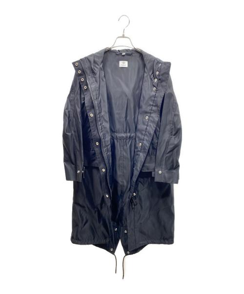 BURBERRY LONDON（バーバリーロンドン）BURBERRY LONDON (バーバリーロンドン) バックロゴ モッズコート ブラック サイズ:SIZE 38の古着・服飾アイテム