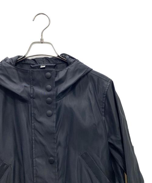 BURBERRY LONDON（バーバリーロンドン）BURBERRY LONDON (バーバリーロンドン) バックロゴ モッズコート ブラック サイズ:SIZE 38の古着・服飾アイテム