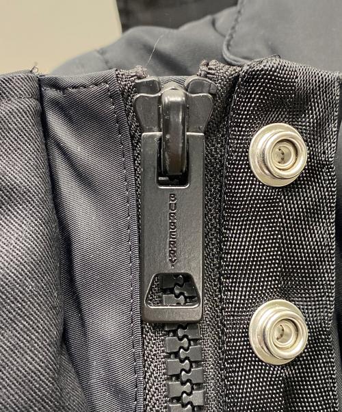 BURBERRY LONDON（バーバリーロンドン）BURBERRY LONDON (バーバリーロンドン) バックロゴ モッズコート ブラック サイズ:SIZE 38の古着・服飾アイテム