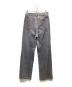 Ameri (アメリ) FOIL STRAIGHT COLOR DENIM ラメ加工デニムパンツ ブラック サイズ:W26：7000円